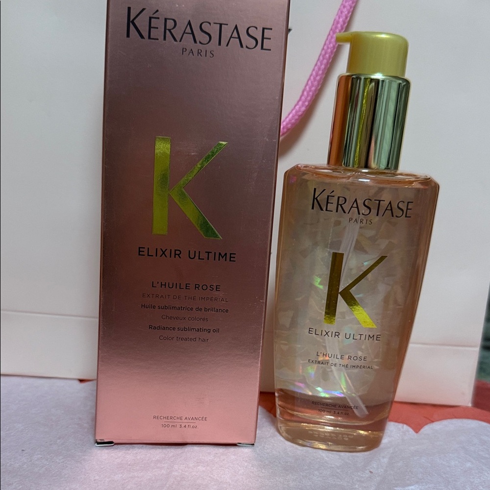 2 X Kérastase Elixir Ultime Rose Hair Oil EUROPEAN VERSION READ DESCRIPTION! - Picture 6 of 8